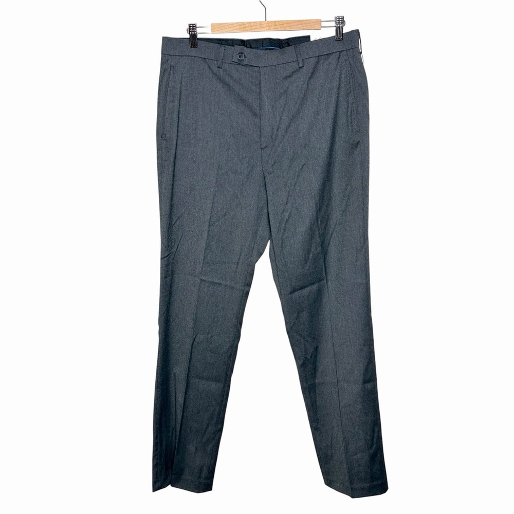Ralph Lauren Norton Active Dress Pants Gray Mens 34x32 Stretch Wrinkle Resistant